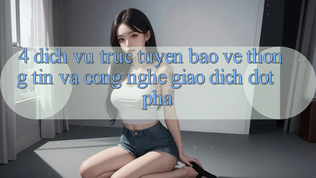 4. Dịch vụ trực tuyến Bảo vệ thông tin Và Công Nghệ Giao Dịch Đột Phá 4. Dịch vụ trực tuyến Bảo vệ thông tin Và Công Nghệ Giao Dịch Đột Phá