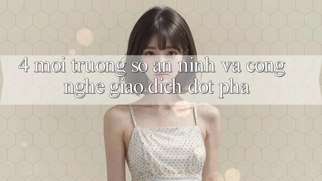 4. Môi trường số An ninh Và Công Nghệ Giao Dịch Đột Phá