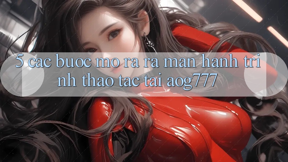 5. Các Bước Mở ra ra màn Hành Trình Thao tác Tại aog777