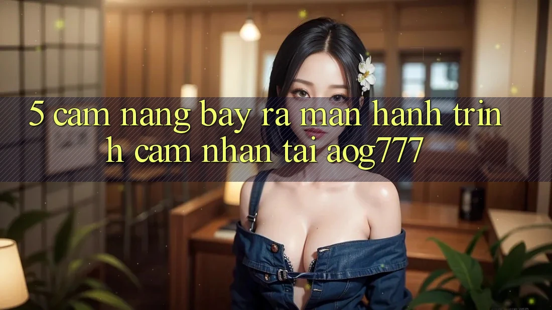 5. Cẩm nang Bày ra màn Hành Trình Cảm nhận Tại aog777
