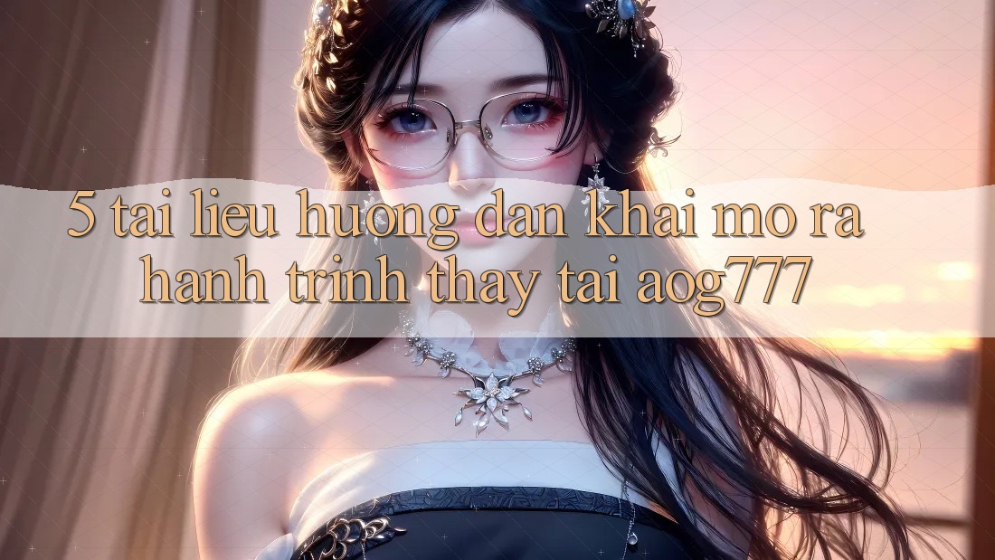 5. Tài liệu hướng dẫn Khai mở ra Hành Trình Thấy Tại aog777