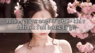 audio review aog777 2025   khi rảnh rỗi full house là gì