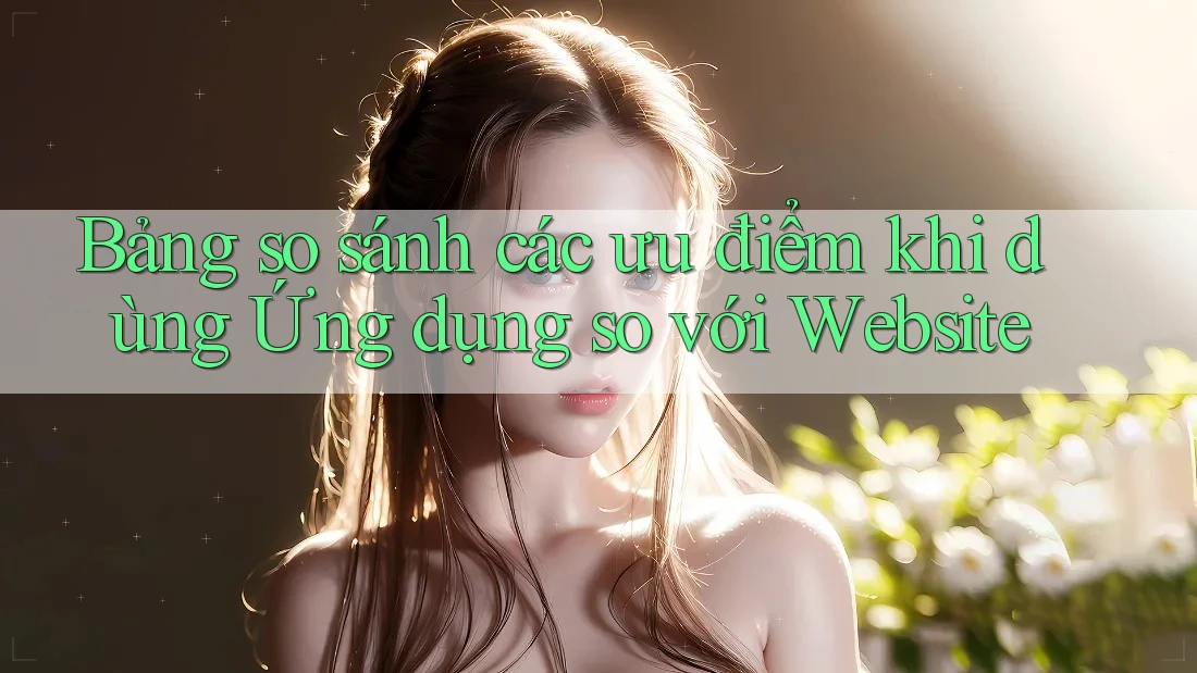Bảng so sánh các ưu điểm khi dùng Ứng dụng so với Website Bảng so sánh các ưu điểm khi dùng Ứng dụng so với Website