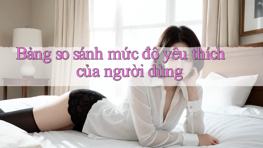 Bảng so sánh mức độ yêu thích của người dùng