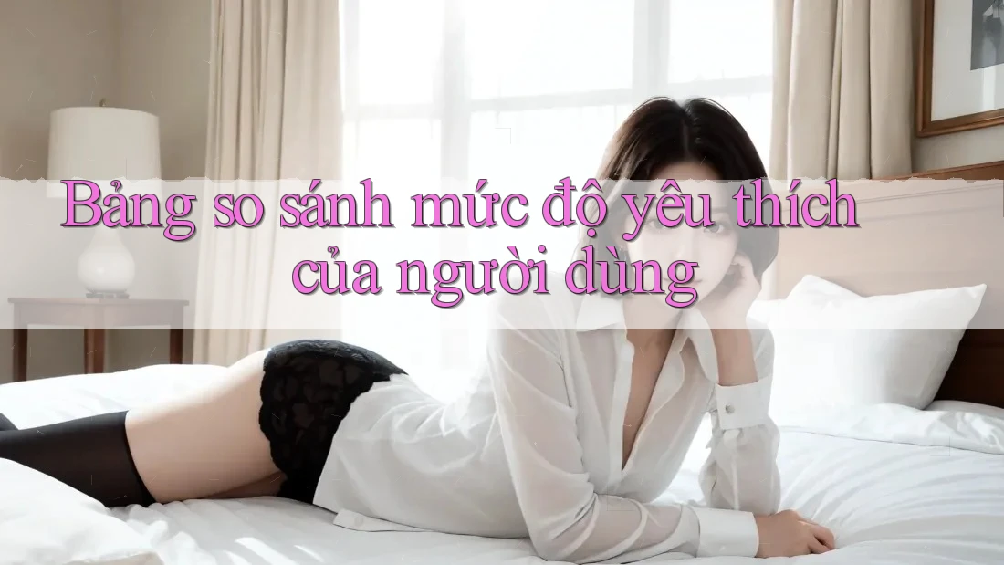 Bảng so sánh mức độ yêu thích của người dùng