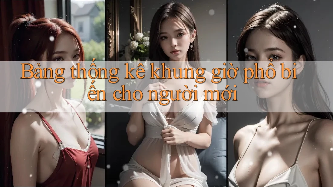 Bảng thống kê khung giờ phổ biến cho người mới Bảng thống kê khung giờ phổ biến cho người mới