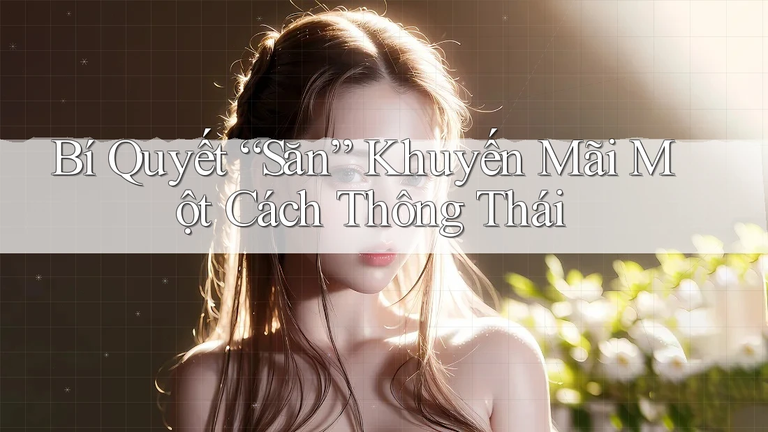 Bí Quyết “Săn” Khuyến Mãi Một Cách Thông Thái