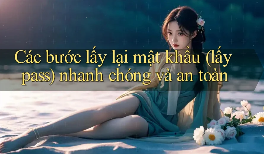 Các bước lấy lại mật khẩu (lấy pass) nhanh chóng và an toàn