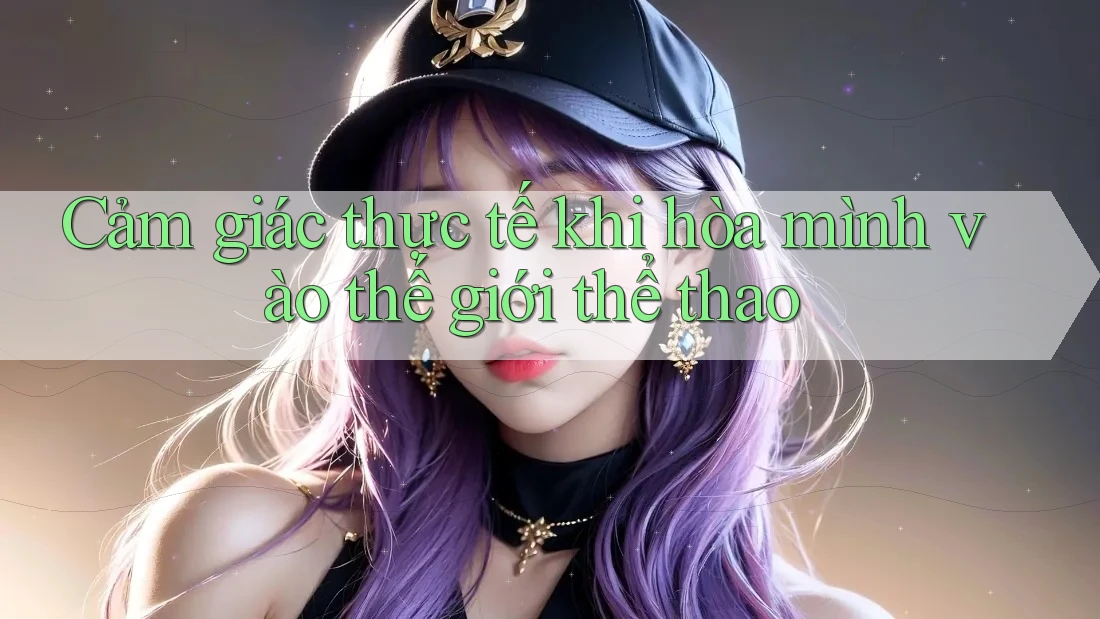 Cảm giác thực tế khi hòa mình vào thế giới thể thao
