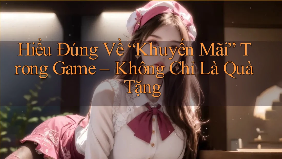Hiểu Đúng Về “Khuyến Mãi” Trong Game – Không Chỉ Là Quà Tặng