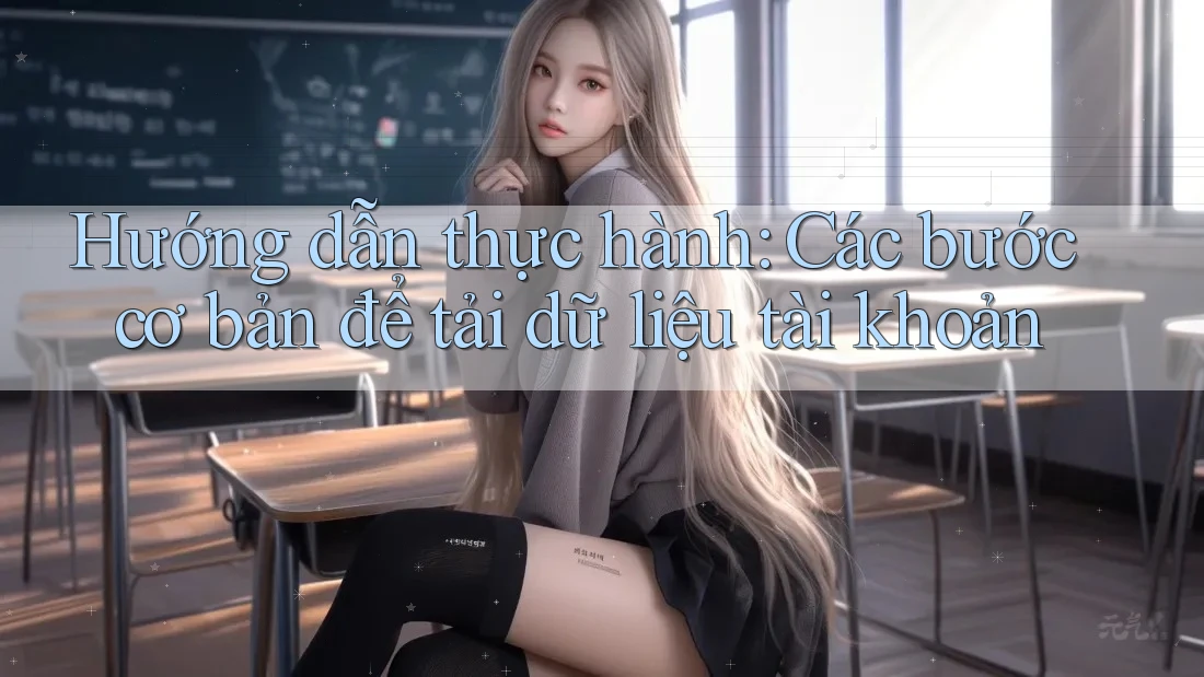 Hướng dẫn thực hành: Các bước cơ bản để tải dữ liệu tài khoản