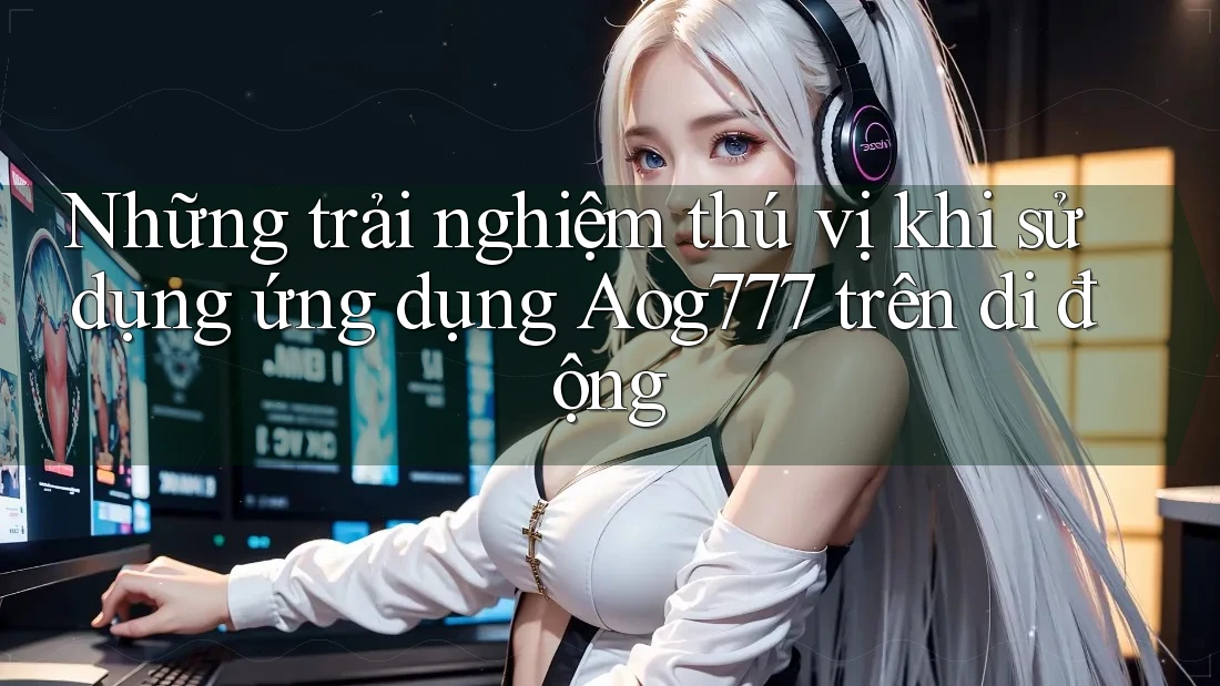 Những trải nghiệm thú vị khi sử dụng ứng dụng Aog777 trên di động