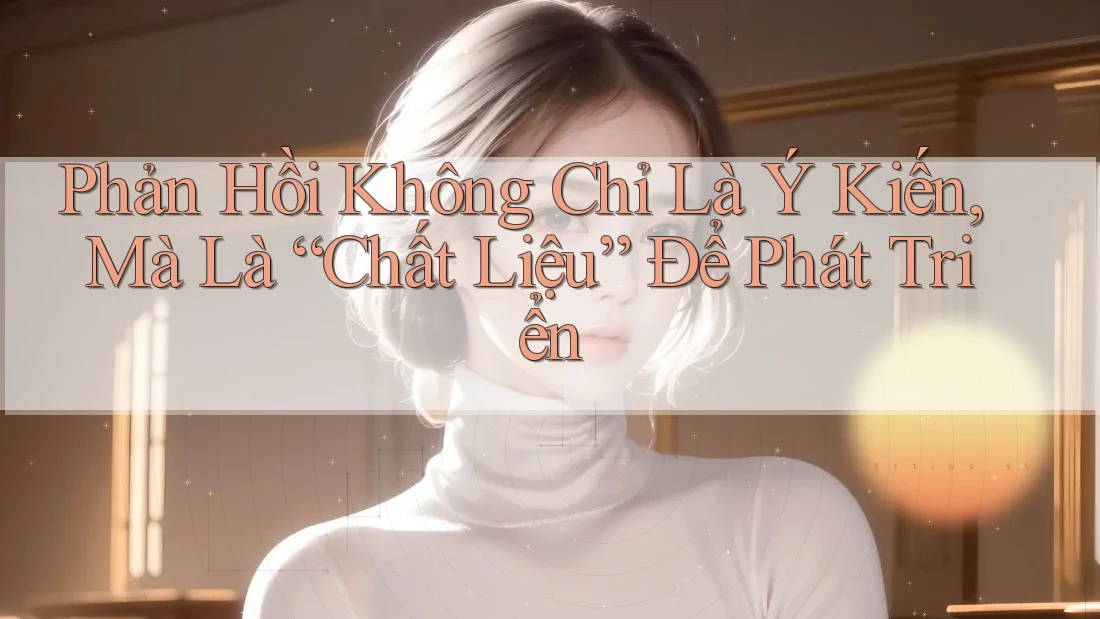 Phản Hồi Không Chỉ Là Ý Kiến, Mà Là “Chất Liệu” Để Phát Triển