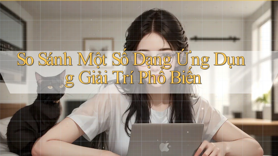 So Sánh Một Số Dạng Ứng Dụng Giải Trí Phổ Biến