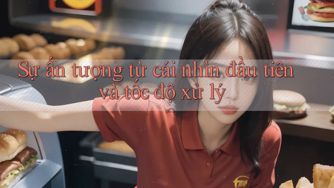 Sự ấn tượng từ cái nhìn đầu tiên và tốc độ xử lý Sự ấn tượng từ cái nhìn đầu tiên và tốc độ xử lý