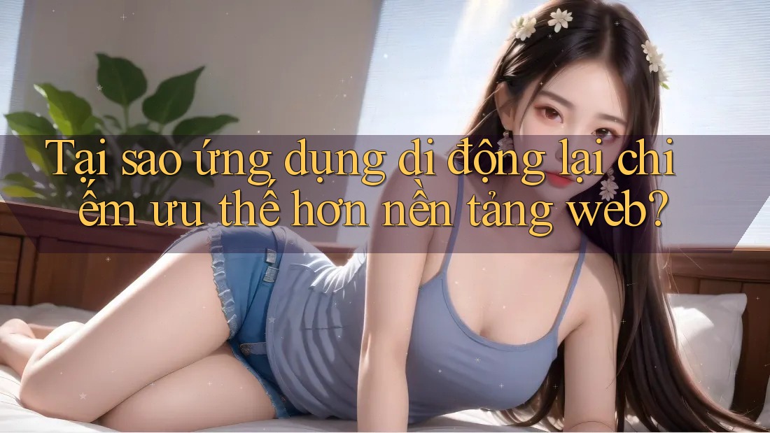 Tại sao ứng dụng di động lại chiếm ưu thế hơn nền tảng web?