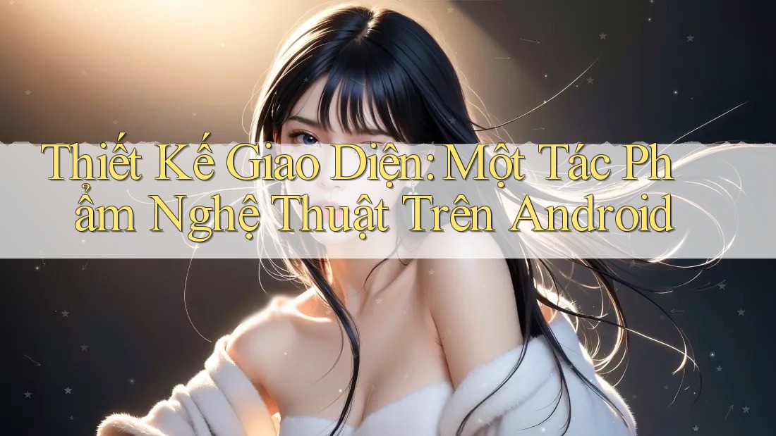 Thiết Kế Giao Diện: Một Tác Phẩm Nghệ Thuật Trên Android Thiết Kế Giao Diện: Một Tác Phẩm Nghệ Thuật Trên Android