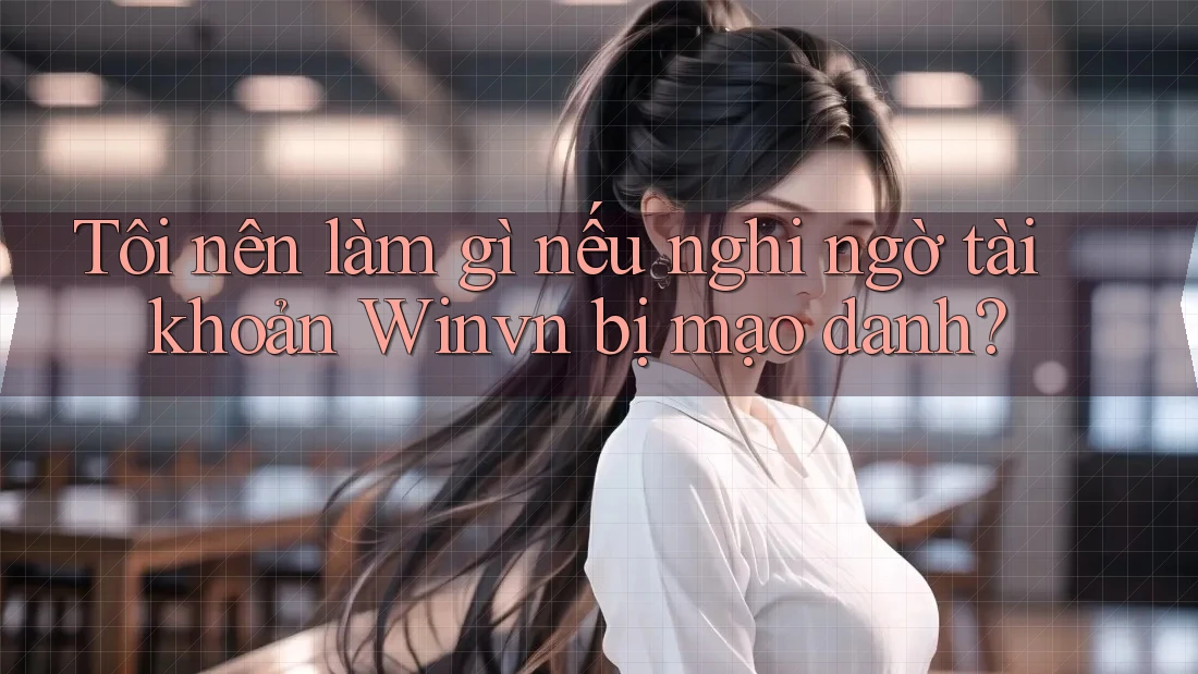 Tôi nên làm gì nếu nghi ngờ tài khoản Winvn bị mạo danh?