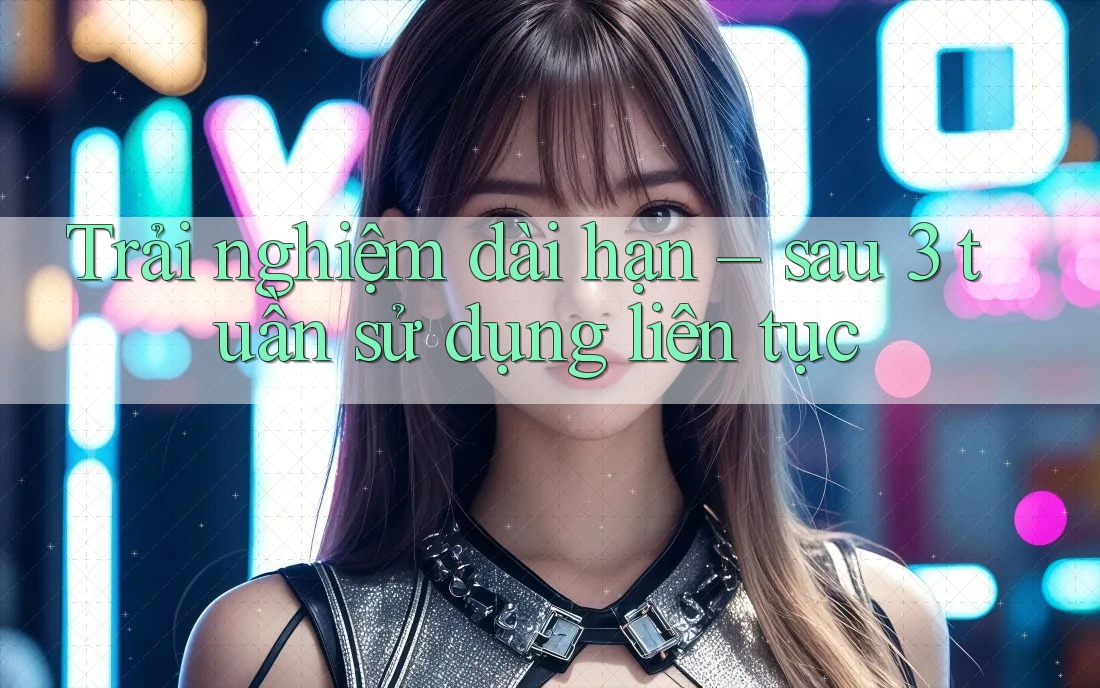 Trải nghiệm dài hạn – sau 3 tuần sử dụng liên tục Trải nghiệm dài hạn – sau 3 tuần sử dụng liên tục