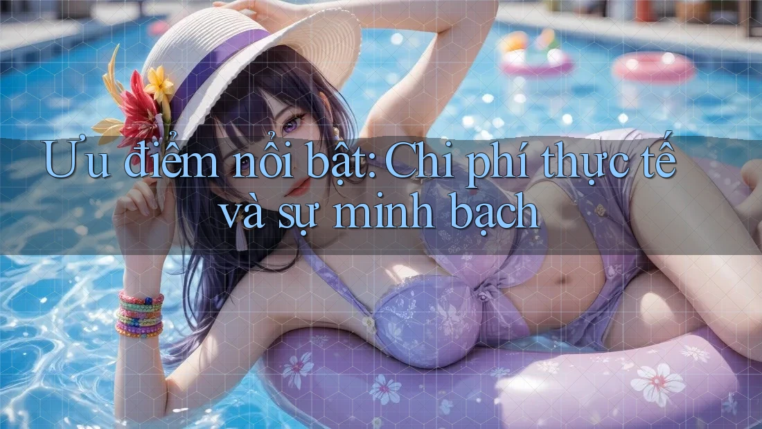 Ưu điểm nổi bật: Chi phí thực tế và sự minh bạch