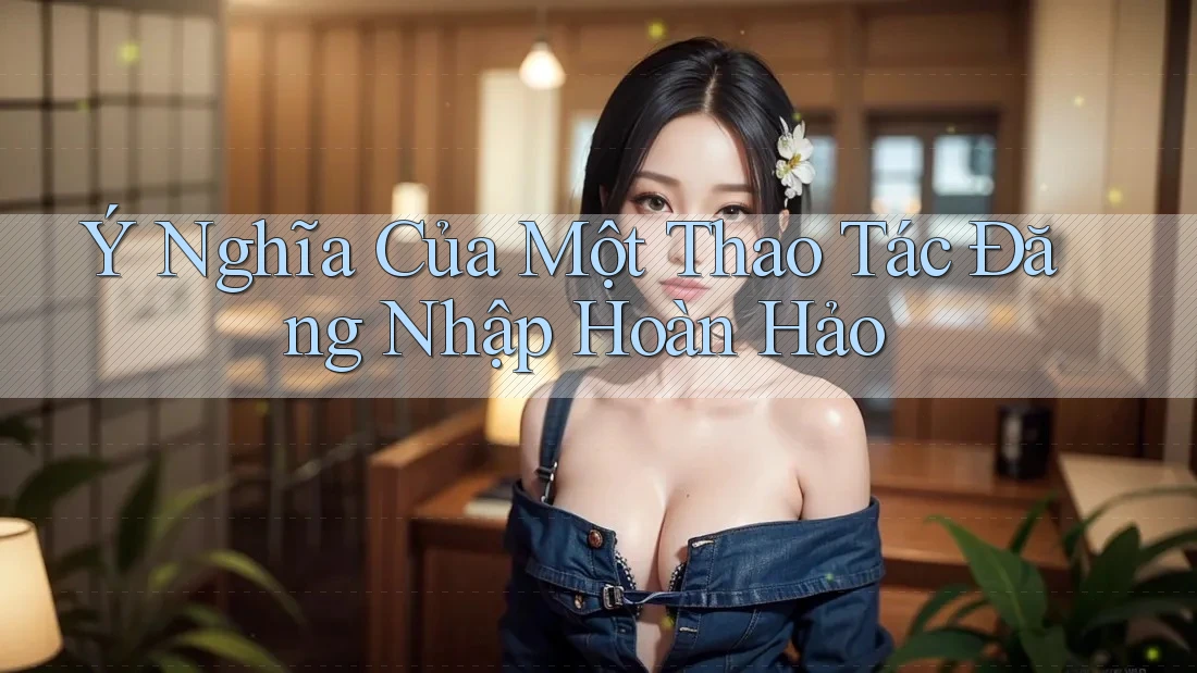Ý Nghĩa Của Một Thao Tác Đăng Nhập Hoàn Hảo